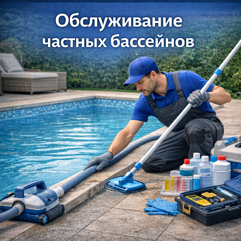 Обслуживание частных бассейнов
