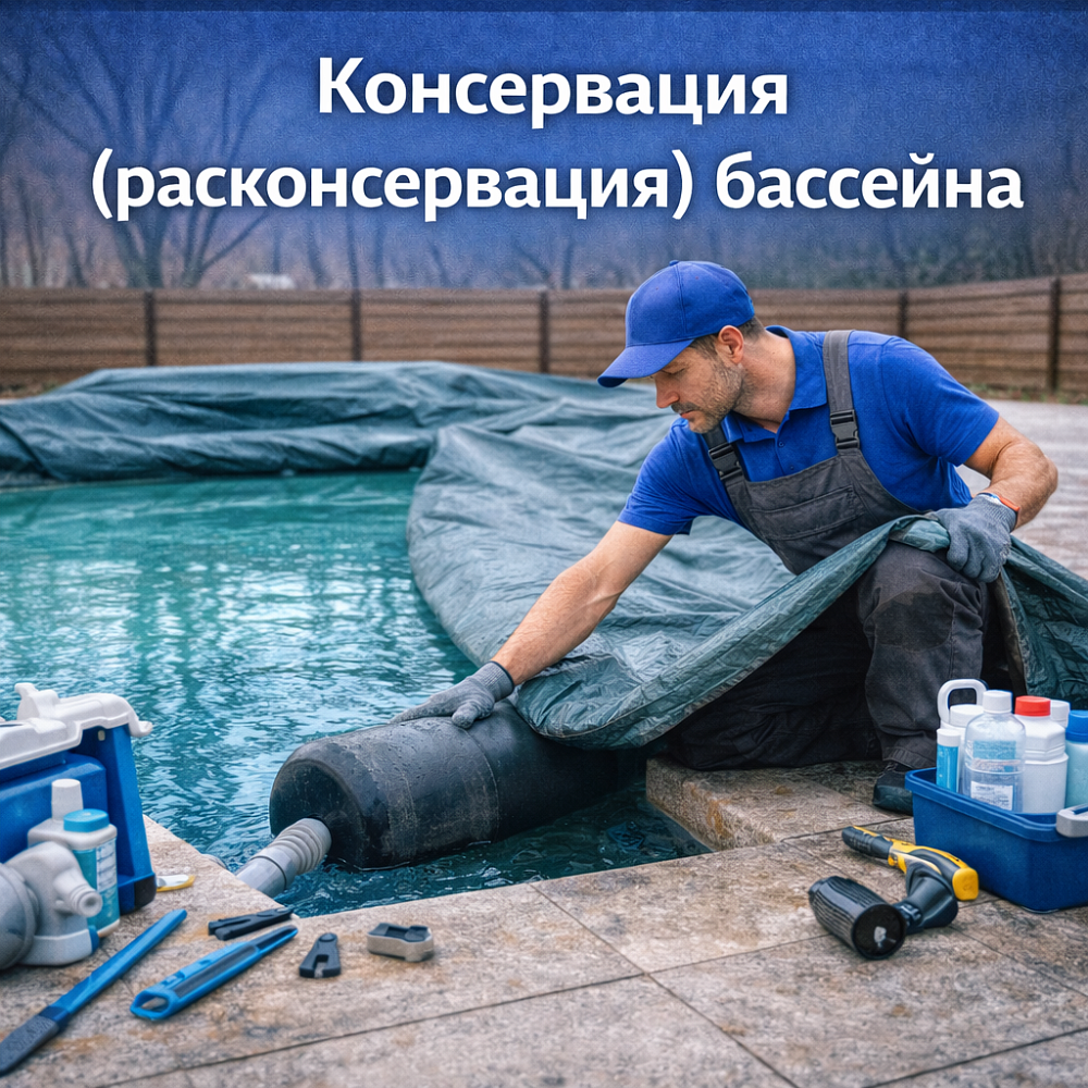 Консервация и расконсервация бассейна в Москве и Московской области